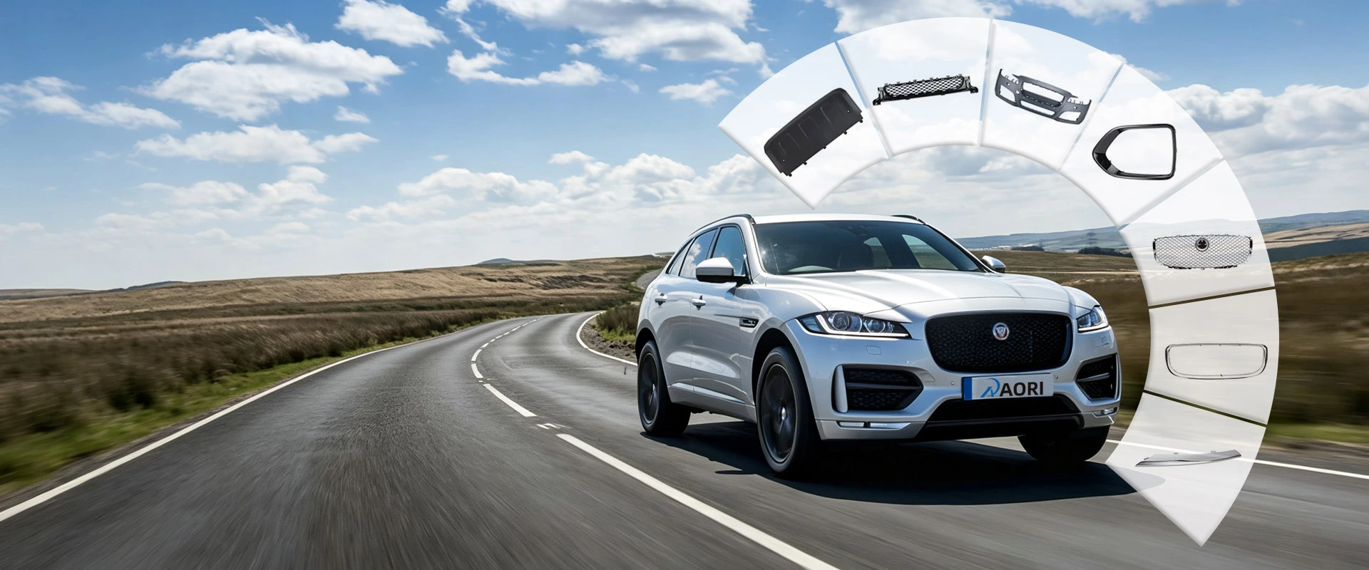 Aori Auto Parts - Fabricante de peças externas Land Rover e Jaguar na China